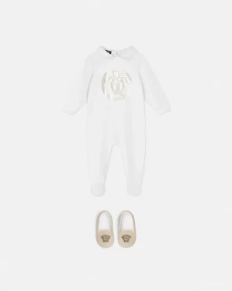 Baby-sovepose i bomullsjersey med trykk