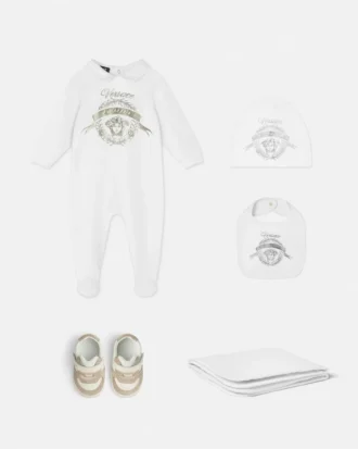 Baby-sovepose i bomullsjersey med trykk