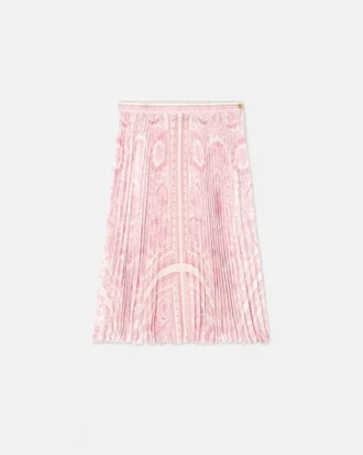 Barocco Foulard plissert midi-skjørt for barn