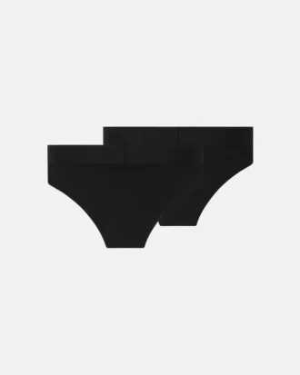Bomullsjersey-truser, 2-pakning