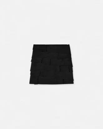 Envers-Satin Tettsittende miniskjørt