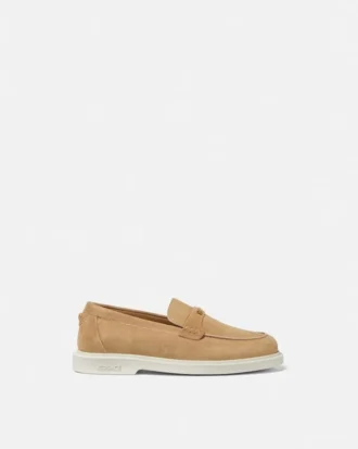 Giuliano loafers i semsket skinn