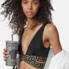 Jacquard-bikinitopp med trekant