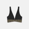 Jacquard-bikinitopp med trekant