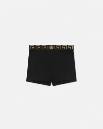 Jacquard-bomullsjersey-trunks