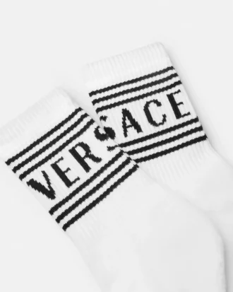 Jacquard-bomullssokker for barn