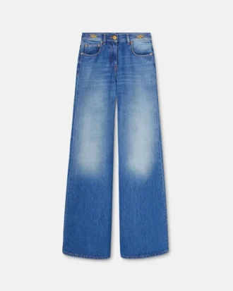 Jeans med vid ben