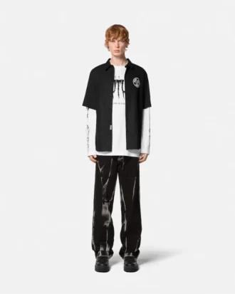 Kjede V-Emblem Regular-Fit skjorte