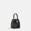 La Medusa-pyntet mini-bucketbag i sateng