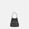 La Medusa-pyntet mini-bucketbag i sateng