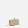 La Medusa-pyntet satengclutch