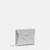 La Medusa-pyntet satengclutch