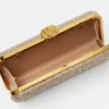 La Medusa-pyntet satengclutch