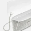 La Medusa-pyntet satengclutch
