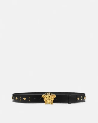 La Medusa pyntet skinnbelte 4 cm
