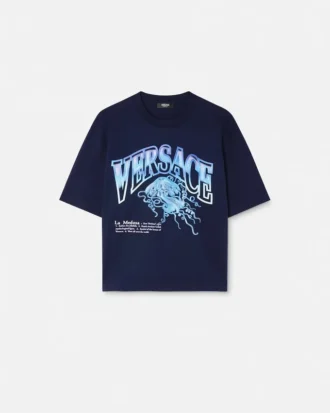La Medusa Varsity Boxy T-skjorte La Medusa Varsity Boxy T-skjorte