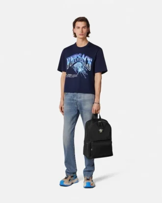 La Medusa Varsity Boxy T-skjorte La Medusa Varsity Boxy T-skjorte