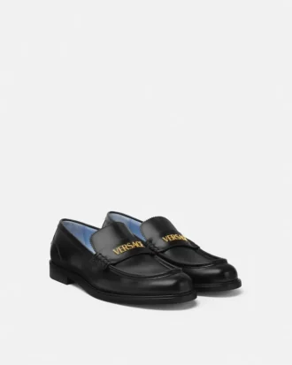 Lærloafers