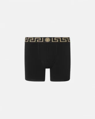 Lange shorts i bomullsjersey