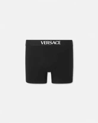 Lange shorts i bomullsjersey