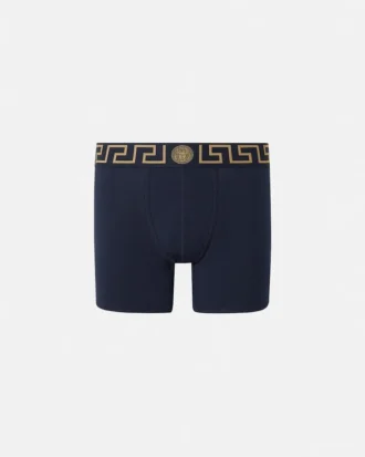 Lange shorts i bomullsjersey