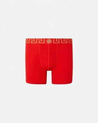 Lange shorts i bomullsjersey