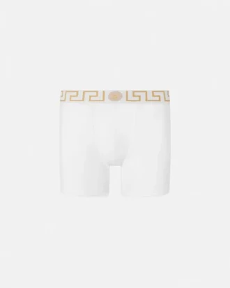 Lange shorts i bomullsjersey