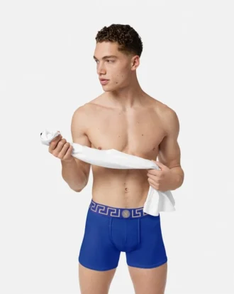 Lange shorts i bomullsjersey