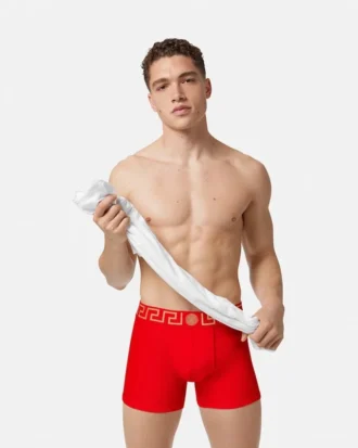 Lange shorts i bomullsjersey