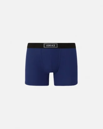 Langtrunks i ribbet bomull