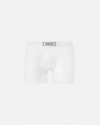 Langtrunks i ribbet bomull