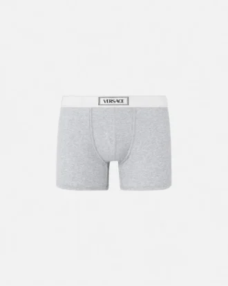 Langtrunks i ribbet bomull