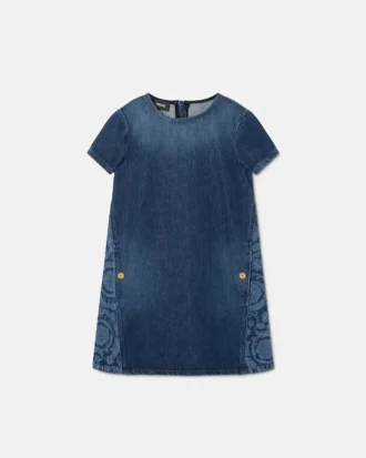 Lasert denimkjole for barn