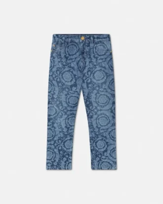 Laserte skinny jeans for barn