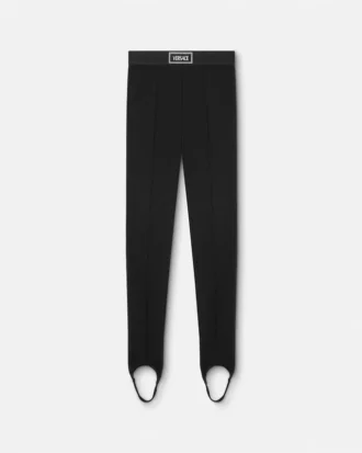 Leggings med viskose-blanding og stropper