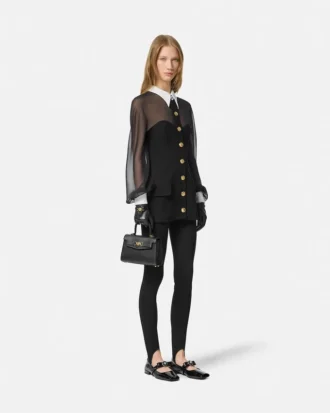 Leggings med viskose-blanding og stropper