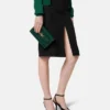 Medusa 95 Croc-Effect Clutch