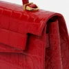 Medusa 95 Croc-Effect Top-Handle