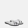 Medusa 95 metalliske flate sandaler