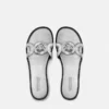 Medusa 95 metalliske flate sandaler