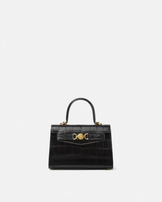 Medusa 95 Small Croc-Effect Top-Handle