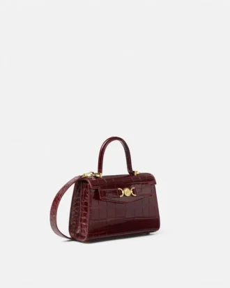 Medusa 95 Small Croc-Effect Top-Handle