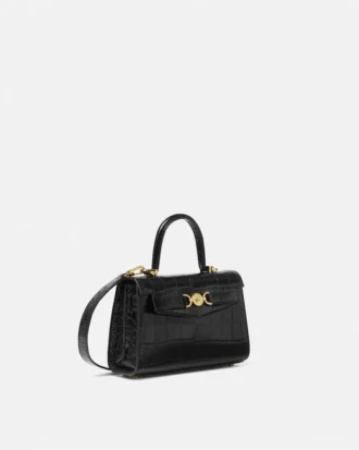 Medusa 95 Small Croc-Effect Top-Handle