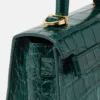 Medusa 95 Small Croc-Effect Top-Handle