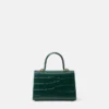 Medusa 95 Small Croc-Effect Top-Handle