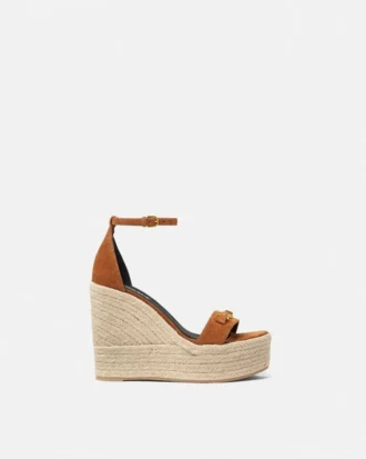 Medusa 95 suede kilehælssandaler 120 mm