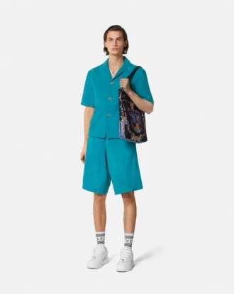 Medusa Biggie suede shorts Medusa Biggie suede shorts