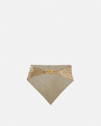 Metallnettbandana-halskjede