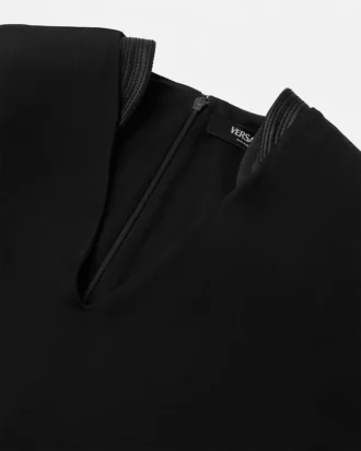 Midi-kjole i stretch-crêpe-jersey