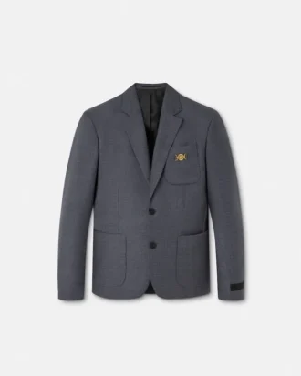 Mikromønstret ullblazer